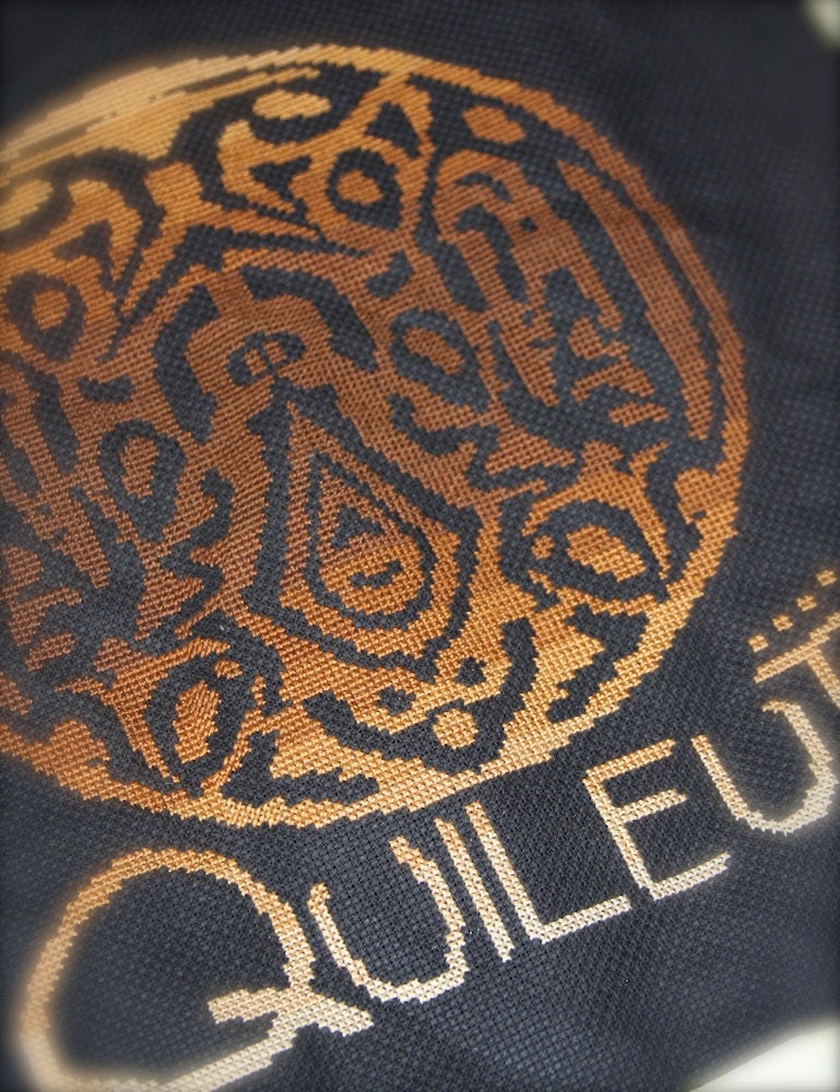 QUILEUTE Wolf Tattoo - Cross-Stitch PATTERN ONLY