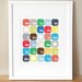 Alphabet Nursery Art - 'Now I Know My ABC's' - 8x10 Alphabet Print in 'Sweet'