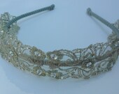 Beaded Headband Sage Green Embroidered Headband for Women and Teens by Jill's Boutique