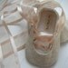 Organic Baby Ballet Shoes, Khaki Beige Hemp Linen, Natural Baby Girl , Toddler Flats, Bobka Shoes by BobkaBaby