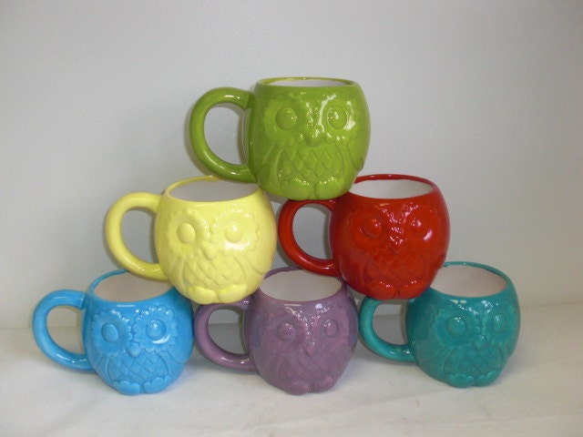 Ceramic Owl Mugs