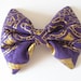 Geometric Print Hair Bow, Birthday Women Girls Teens