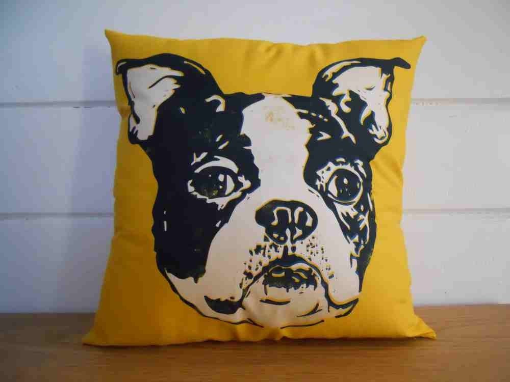 Boston Terrier Pillow