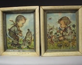 Lovely HUMMEL BOY AND GIRL 1950s SET