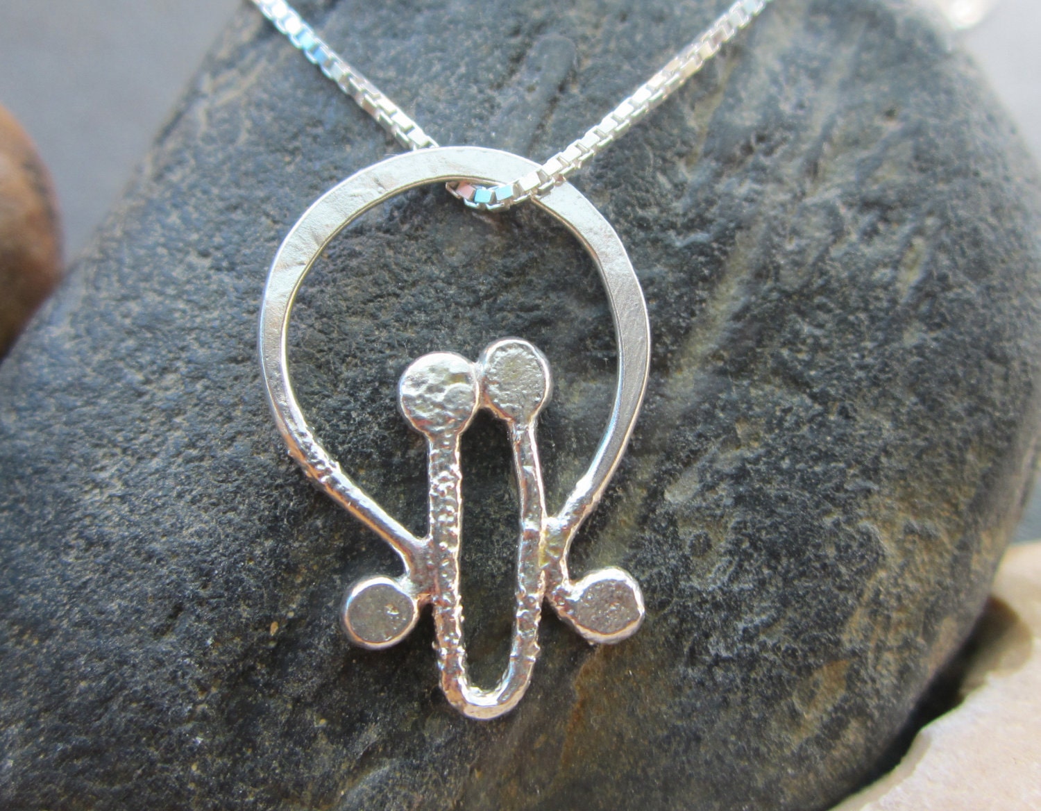 Pomegranate - Sterling Silver Pendant Handmade From Israel