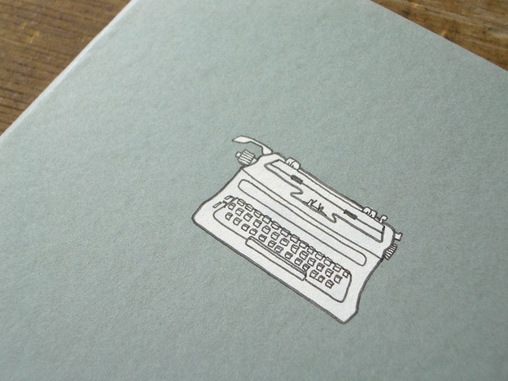 Typewriter Notebook - Writer's Cahier