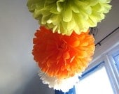 Set of 3 Tissue Poms....GET 1 EXTRA FREE.....Pick Your Colors