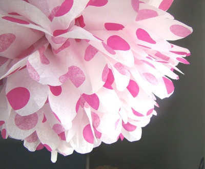 1 Large Tissue Paper Pom.......Pick Your Color