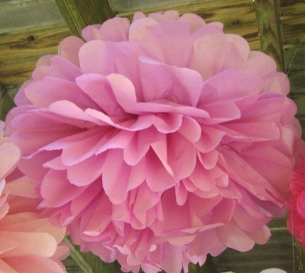 Set of 10 Tissue Poms....ON SALE......Pick Your Colors