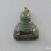Vintage Buddha Pendant Faux Jade or Soapstone
