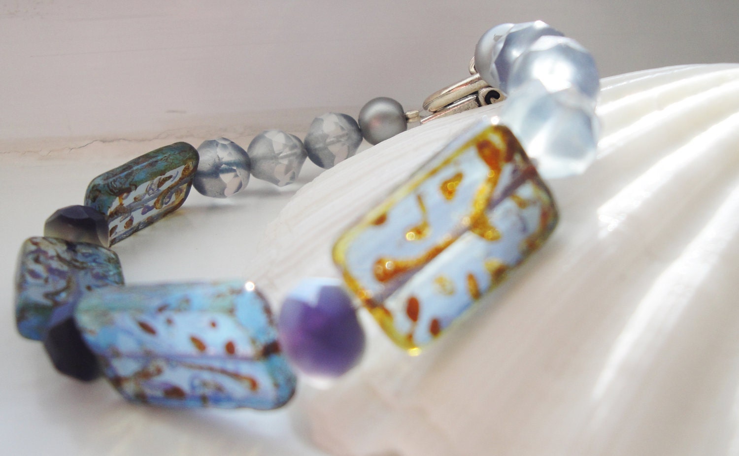 Tidal Pool Of Blues Bracelet