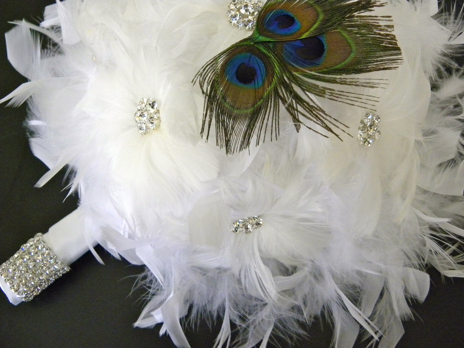 Peacock Feather Bouquet