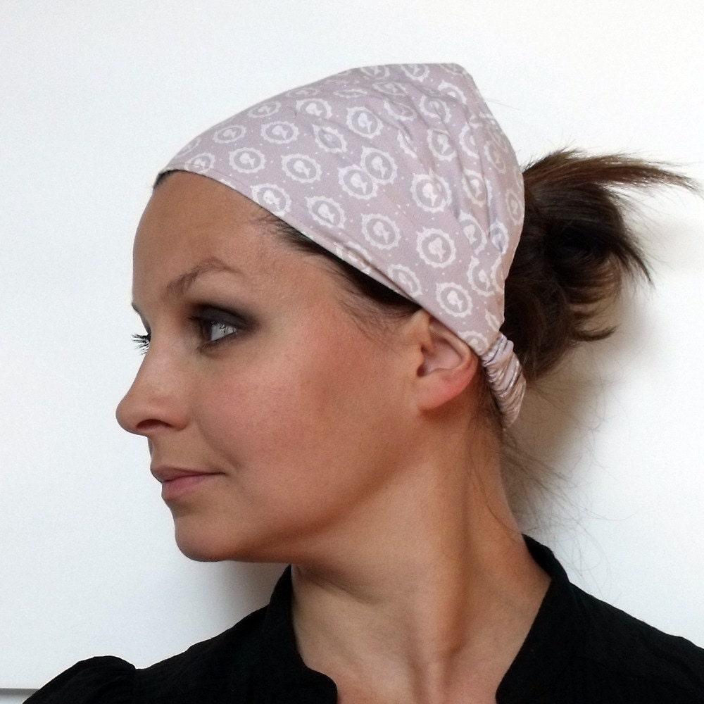 Yoga Headband - Girl Portrait Tilda fabric