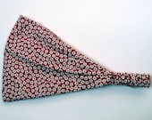 Red Floral Cotton Headband - Stof Fabric Yoga Bandana