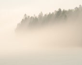Lake Superior 01 - 5x7 fine art print photograph lake fog landscape