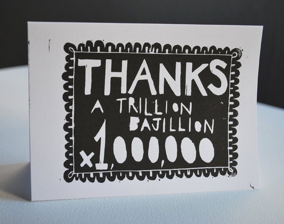 Thanks a 1,000,000,000,000,000,000,000,000 Card