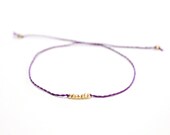 The Wish Bracelet - Purple