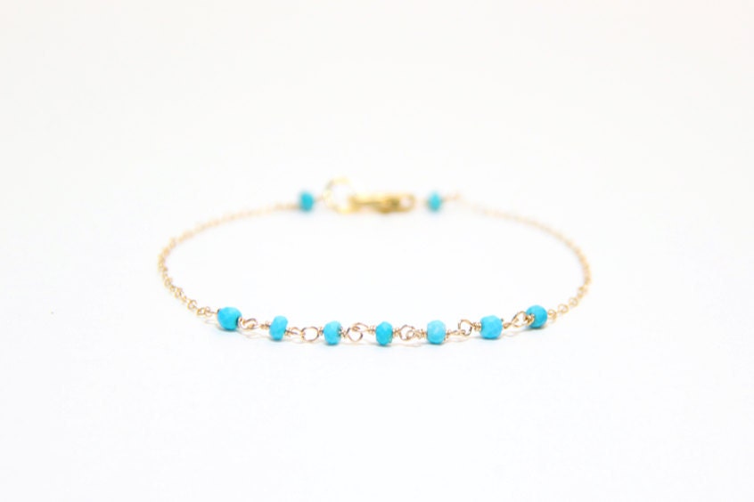 Linked Turquoise Bracelet