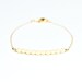 Beaded Bar Bracelet - Ivory
