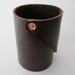 Leather Cozy: Fits GTs Kombucha Bottles as a tight sleeve