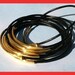 FREE SHIPPING 10 Leather Bangles Bracelets Black Leather