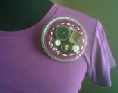 she ROSE above the rest - a wool felt brooch