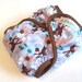 One Size First Spring Printed Pocket Cloth Diaper with Organic Bamboo Velour Inner