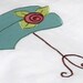 Applique bedding set for kids-Vintage hats-duvet cover w/ pillow case