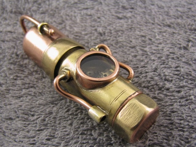 steampunk USB flash drive 8 GIG and micro SD card reader in one. Upgradeable memory.