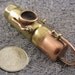 steampunk USB flash drive 8 GIG and micro SD card reader in one. Upgradeable memory.