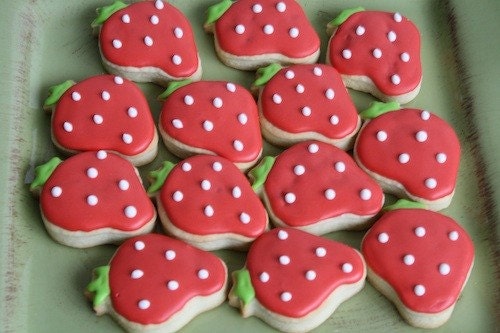 Berry Sweet Strawberry Cookies - 1 Dozen