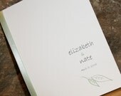 Wedding Program in Little Leaf Design - Sample