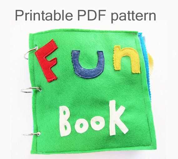Felt Fun Book PDF Pattern