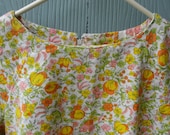 Long Sleeved-Tunic-Style Dress. India Safari-Themed. Elephants, Floral, Zebra, and Monkey Print. Medium