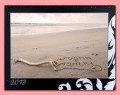 Personalized Wedding Calendar- 12 Photographs  Personalized With Names of Couple- Guest Book Alternative, Wedding or  Anniversary Gift