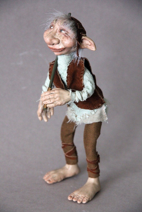 Art Doll One of a Kind Oscar the Troll Fantasy Sculpture