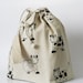 SALE CHRISTMAS IN JULY... Large Knitting Project Bag. HAPPY COW.... Special KnitterBag design.