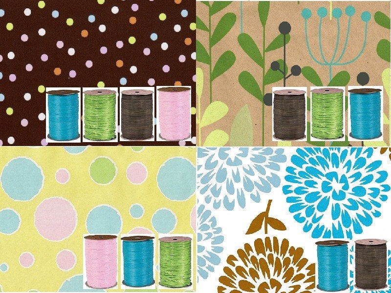Gift Wrapping with a thechicchickadee purchase - 4 papers to choose from