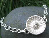 NEW Large Silver Link Bracelet Tennessee Coneflower