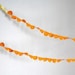 Orange Scallop Garland - 8'