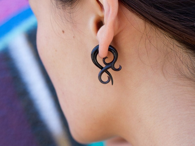 Fake Gauges - Small Horn Asalah Twists