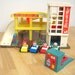 Vintage Fisher Price Garage Set - Complete