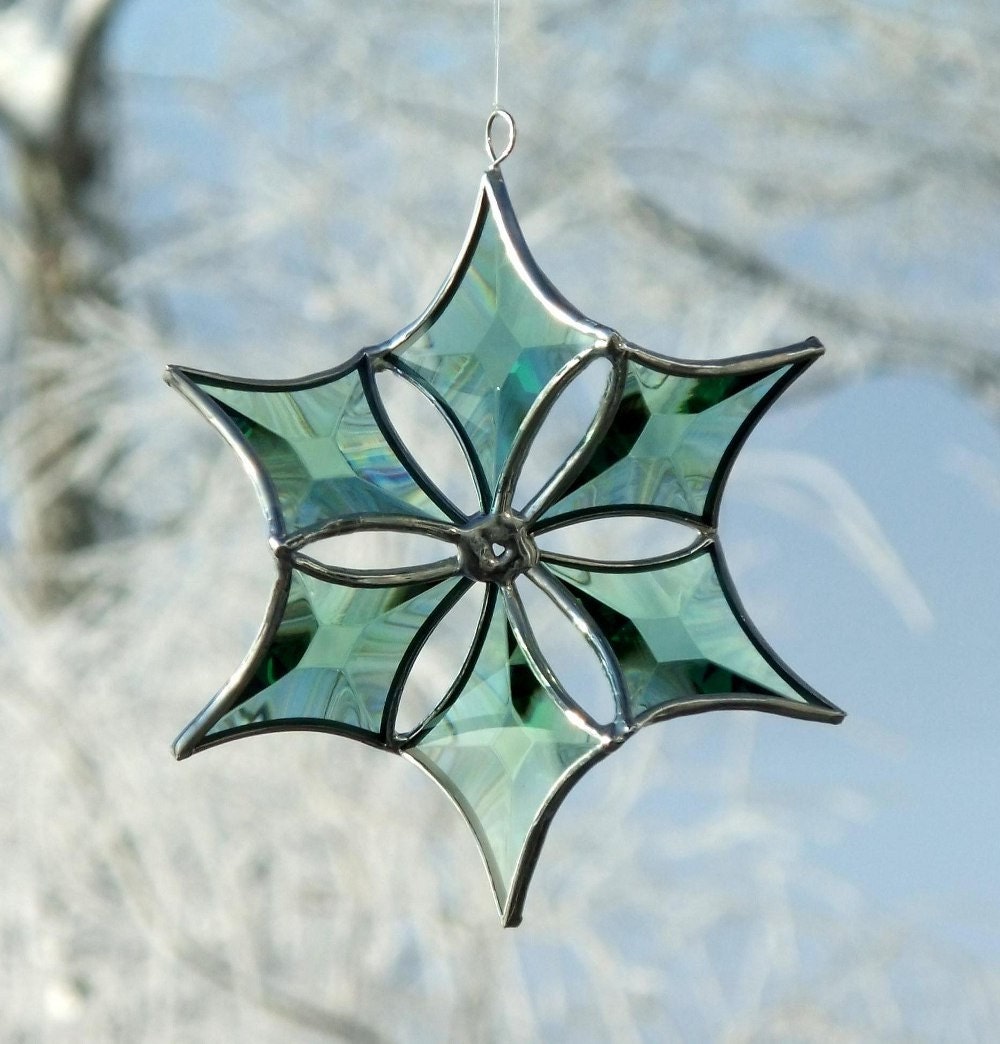 Stained Glass Snowflakes