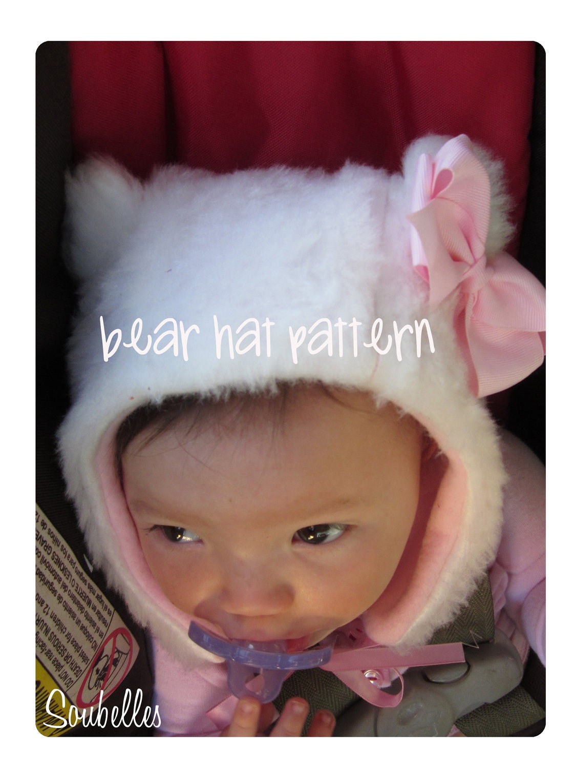 fleece bear hat sewing pattern