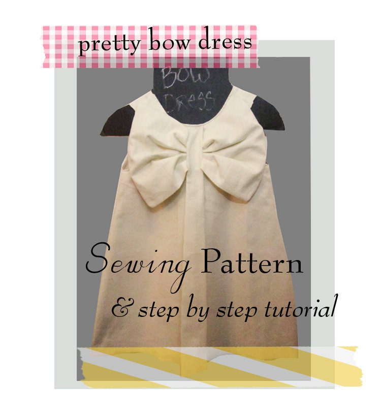 Pretty Bow dress- Sewing pattern