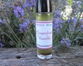 ALL Natural GRAPEFRUIT VANILLA Perfume Oil, Organic essential oils, absolutes, resins, & botanicals