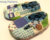 Jack and  Jill Loafers Baby Shoes PDF SEWING PATTERN. Baby Boy Clothing Sewing Pattern. Sizes Newborn - 18 months