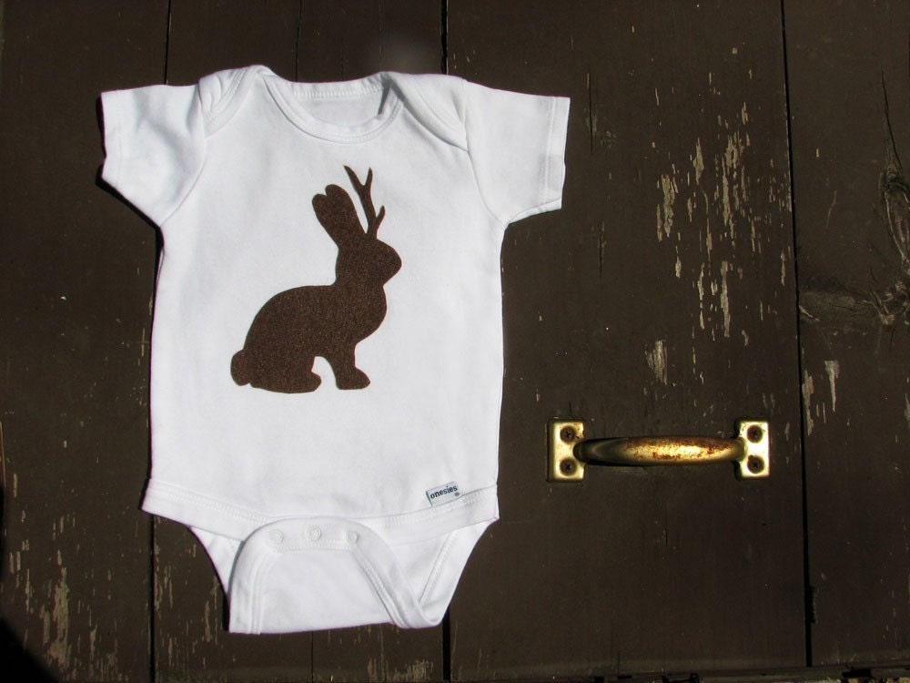 Jackalope Baby Onesie