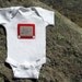 Retro Baby Etch A Sketch Onesie