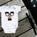 The Groucho Glasses - Funny Baby Shirt